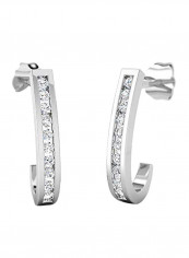 Diamond Sterling Huggie Earrings reviews Diamond Sterling Huggie Earrings