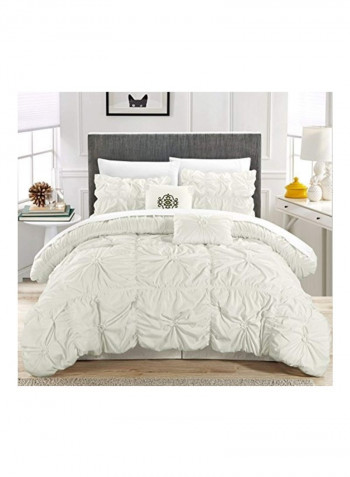 6-Piece Comforter Set White