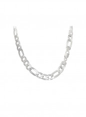 925 Sterling Silver Gauge Figaro Chain Necklace