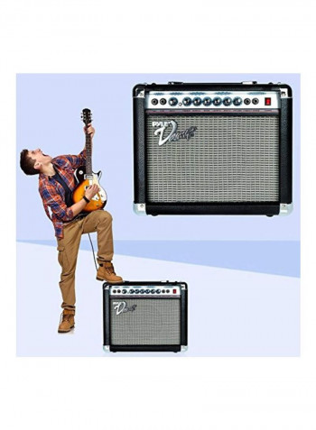 Vamp-Series Amplifier With 3-Band EQ, Overdrive And Digital Delay PVAMP60 Black/White/Grey