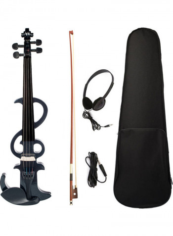 5-Piece Electronic Silent Violin Set