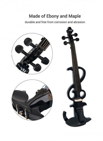 5-Piece Electronic Silent Violin Set