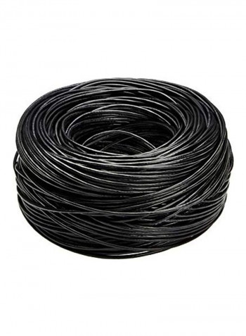 Ethernet Solid Bulk Cable 300meter Black