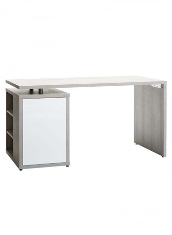 Ullits Desk Concrete/White