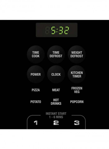 The Diamond Wave Microwave 23 l 2000 W LMO525BSS Brushed Stainless Steel