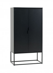 Virum 2 Doors Cabinet Black