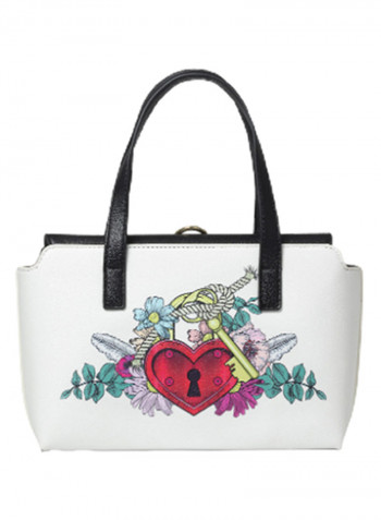 Britney Parrot Printed Shoulder Bag Multicolour
