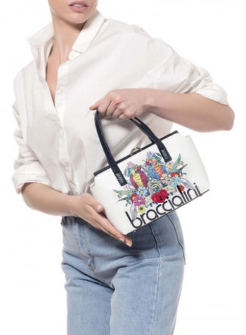 Britney Parrot Printed Shoulder Bag Multicolour