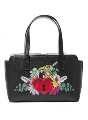 Britney Parrot Printed Shoulder Bag Multicolour