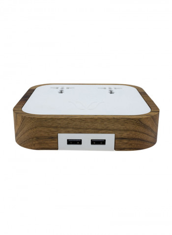 Espersso Pill Mobile Charger Oak Wood/ White