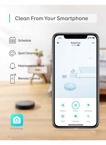 Robovac Hybrid Robot Vacuum Cleaner 2W 450 ml 2 W G10 Black