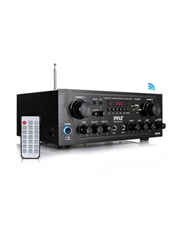 Bluetooth Channel Home Power Amplifier PTA24BT Black