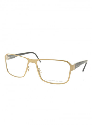 Men's Square Frame Eyeglasses - Lens Size: 56 mm