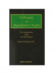 Hollington On Shareholders' Rights 1st Supplement Paperback 7