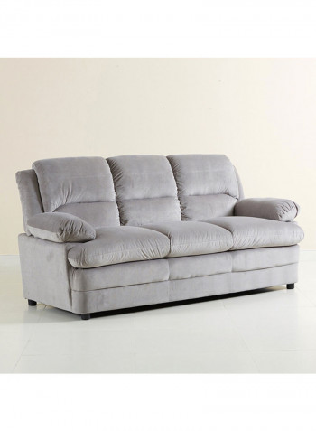 Fiona 3-Seater Sofa Grey 89x210cm