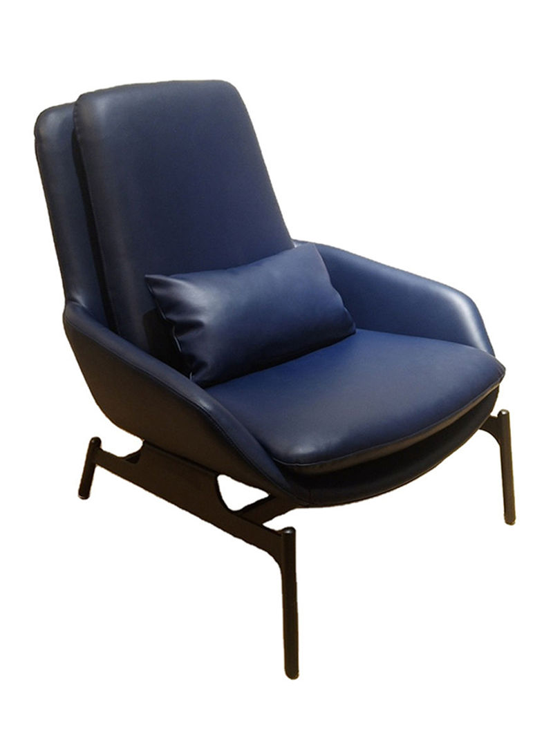 Living Room Iron Chair Dark Blue