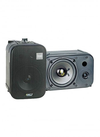 2-Way Bass Reflex Mini-Monitor System PDMN48 Black