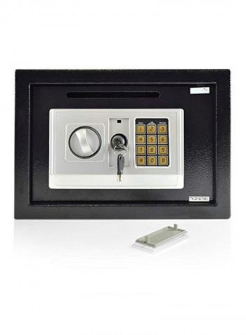 Digital Safe Box Black/White 13.8x9.8x9.8inch