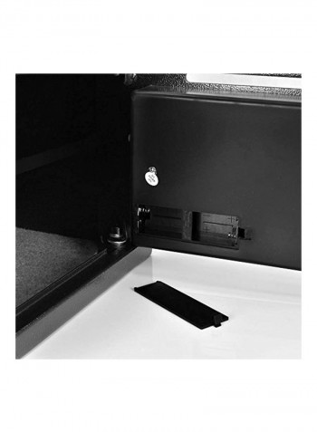 Digital Safe Box Black/White 13.8x9.8x9.8inch