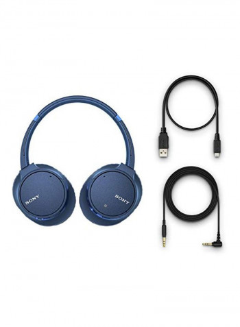 Wireless Over-Ear Headphones With Bluetooth Adapter Blue