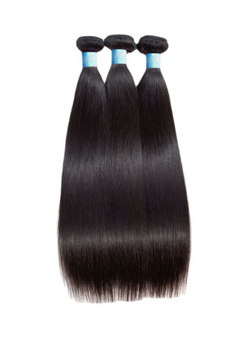 3-Piece Hair Extension Black