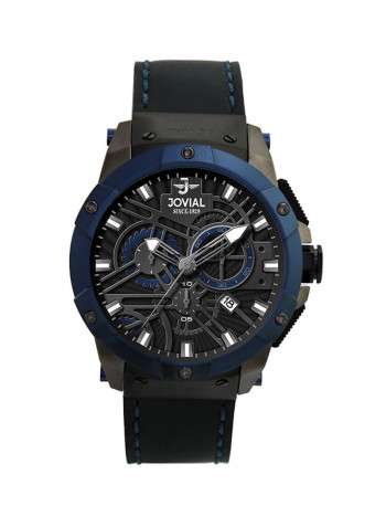 Men's Casual Leather Chronograph Wrist Watch 16075 GBLC 13 E