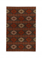 Flatwoven Handmade Area Rug Multicolour 300 x 200centimeter