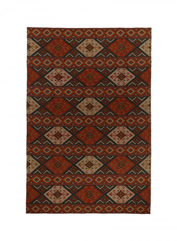 Flatwoven Handmade Area Rug Multicolour 300 x 200centimeter