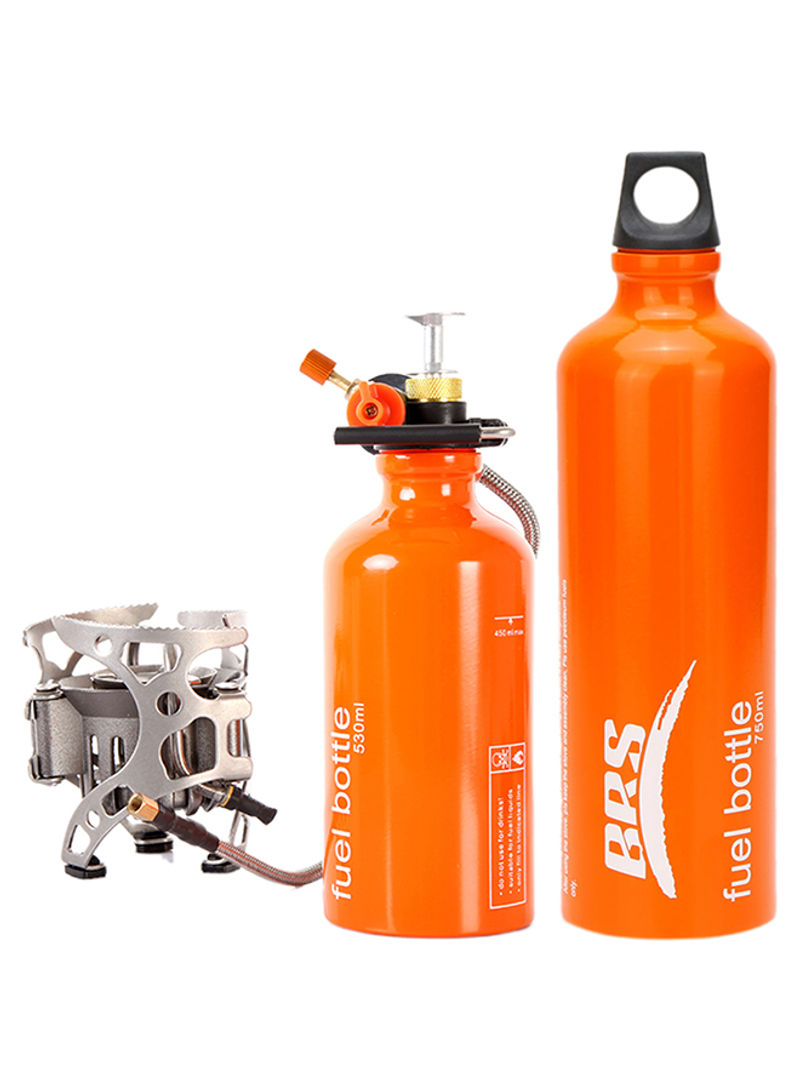 Multi Fuel Portable Gas Stove With 2 Empty Fuel Bottle