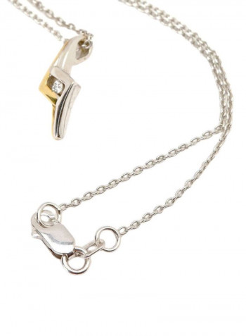 18K Gold Diamond Studded Necklace