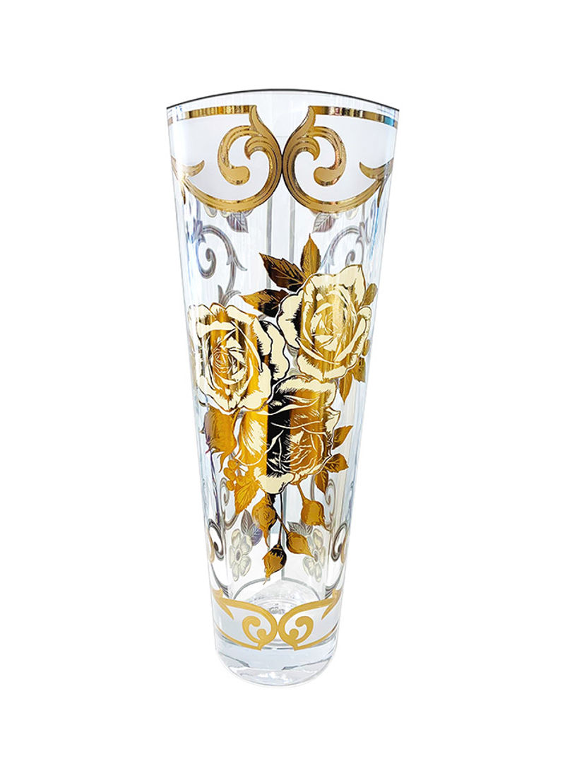 Dolce Vita Tapered Vase Gold 40cm