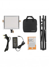Portable Studio Photography And Video Shooting Light Panel Kit 23.2x19.8centimeter Black/Silver/Gold