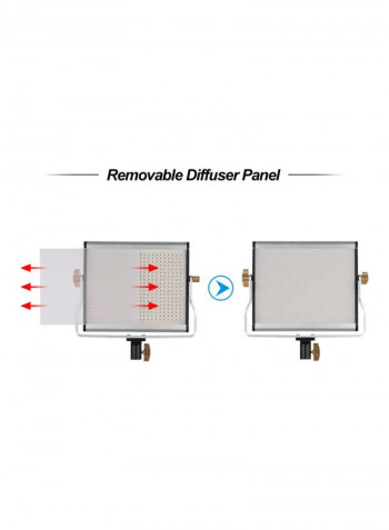 Portable Studio Photography And Video Shooting Light Panel Kit 23.2x19.8centimeter Black/Silver/Gold