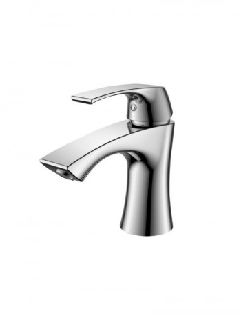 Rosso Basin Mixer Tap Silver Standard