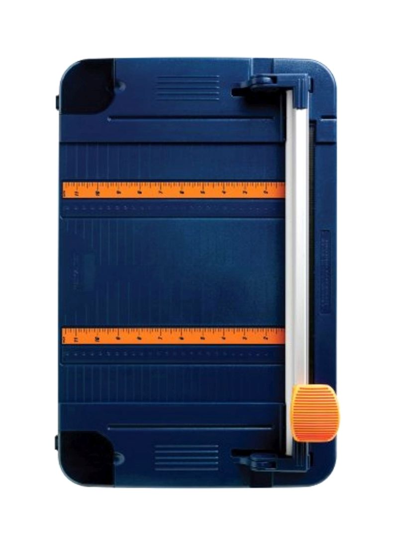 Rotary Paper Trimmer Blue/Orange/Silver