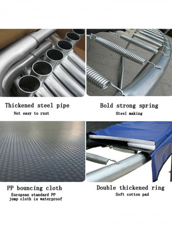 Outdoor Trampoline With Safety Enclosure 14feet