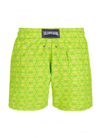 Printed Moorea Swim Shorts Wasabi