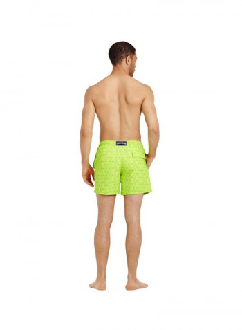 Printed Moorea Swim Shorts Wasabi