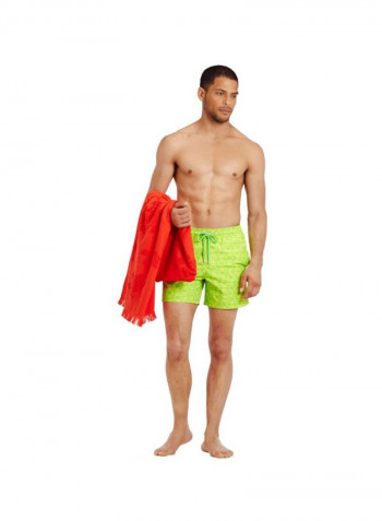 Printed Moorea Swim Shorts Wasabi