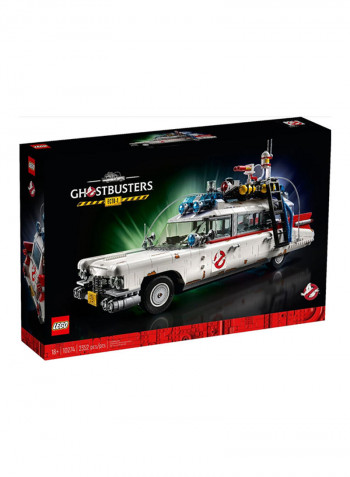 طقم لعبة تركيب سيارة إكتو-1 مستوحاة من فيلم "Ghostbusters" من 2353 قطعة طراز (10274) 57.5x37.5x11.5سم