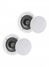 2-Piece Bluetooth Wall Mounted Speakers PDICBT652RD Grey/Black
