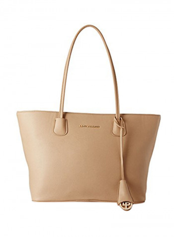 Polyester Blend Handbag LWHB02020BEIGE Brown