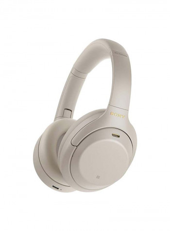 WH-1000XM4 Wireless Noise Cancelling Bluetooth Over-Ear Headphones Silver