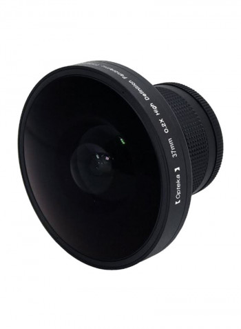 Platinum Series Fisheye Lens For JVC Camera Black