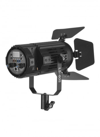 4-Piece LED Video Light With Remote Control Set Black