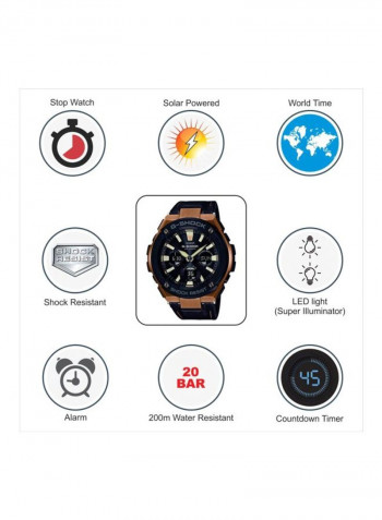 Men's G-Steel Analog/Digital Watch Gst-S120L-1ADR