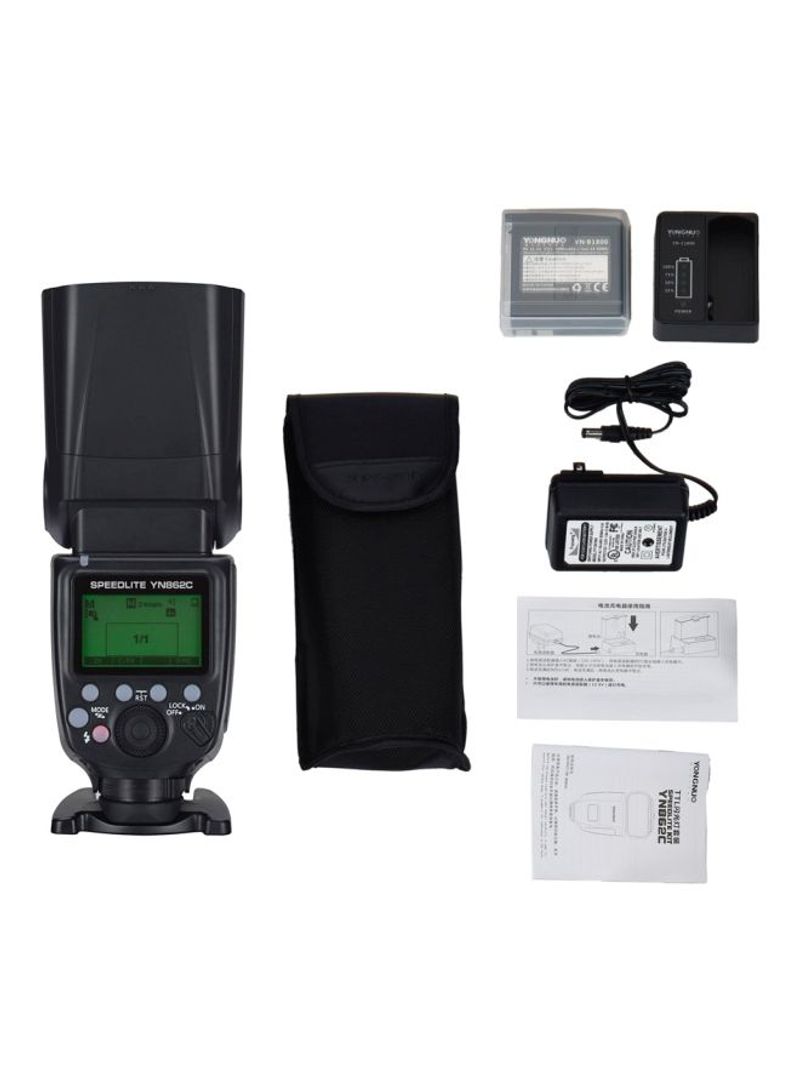 Wireless TTL Speedlite Camera Flash Master 20.6x5.6x7.5centimeter Black