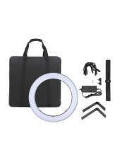 Photography Studio LED Ring Light And Accessories Black/White