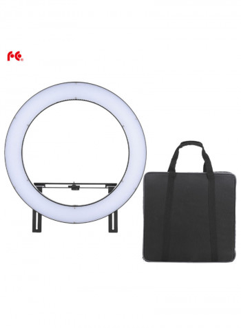 Photography Studio LED Ring Light And Accessories Black/White