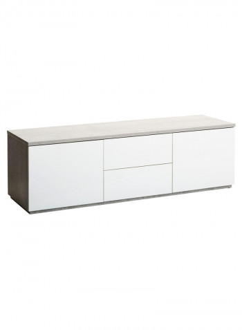 Jernved Television Bench White Gloss